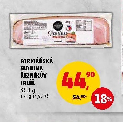 FARMÁŘSKÁ SLANINA ŘEZNÍKŮV TALÍŘ