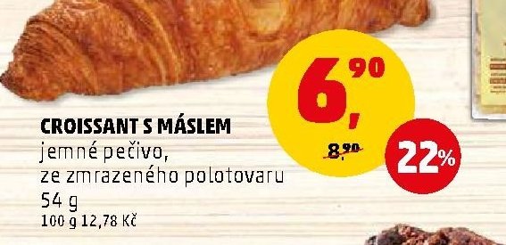 Croissant s máslem