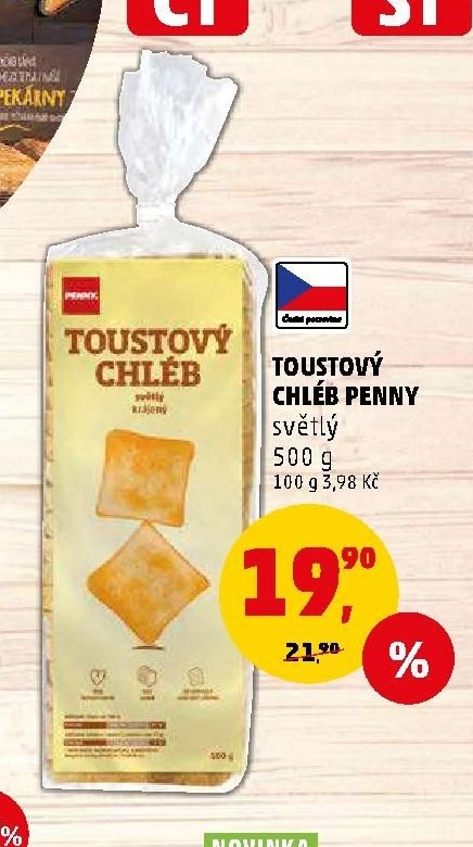 Toustový chléb Penny