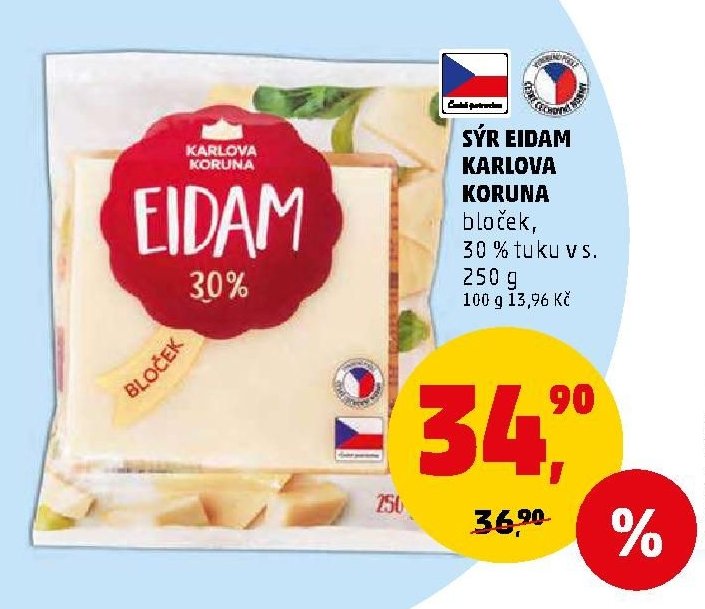 SÝR EIDAM KARLOVA KORUNA