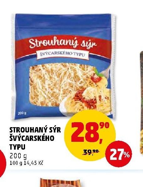 STROUHANÝ SÝR ŠVÝCARSKÉHO TYPU