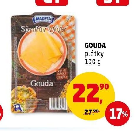 GOUDA plátky