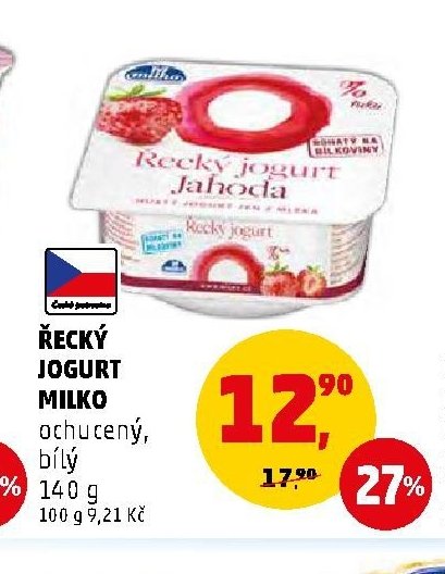 ŘECKÝ JOGURT MILKO