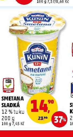 SMETANA SLADKÁ