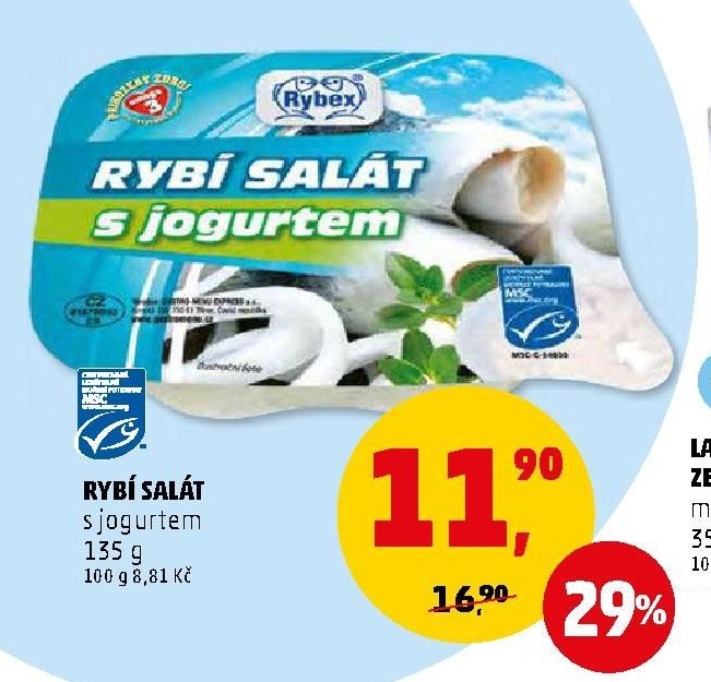 RYBÍ SALÁT s jogurtem