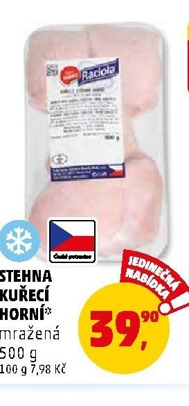 STEHNA KUŘECÍ HORNÍ mražená