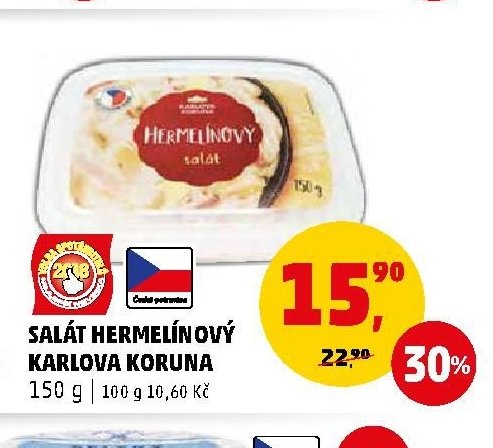 Salát hermelínový Karlova Koruna 150 g
