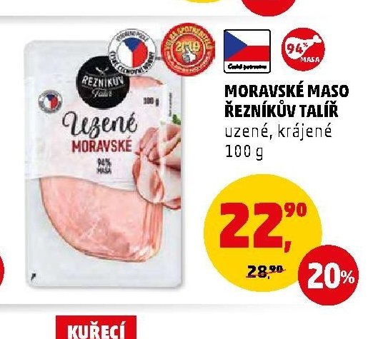 MORAVSKÉ MASO ŘEZNÍKŮV TALÍŘ