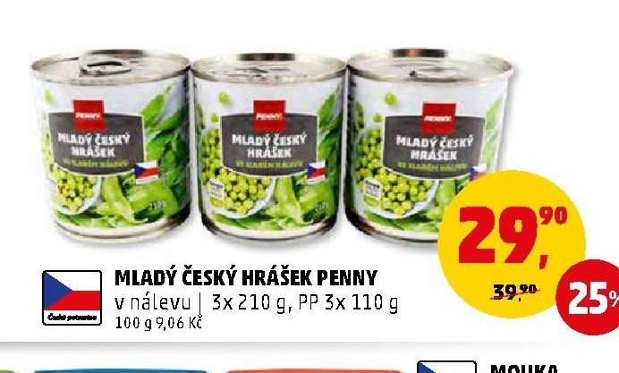 MLADÝ ČESKÝ HRÁŠEK PENNY v nálevu | 3x 210 g, PP 3x 110 g