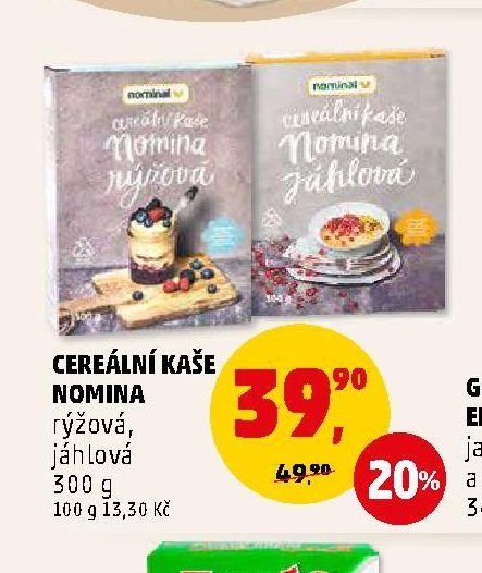 CEREÁLNÍ KAŠE NOMINA