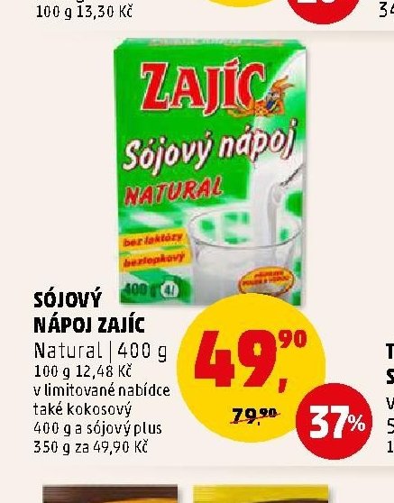 SÓJOVÝ NÁPOJ ZAJÍC