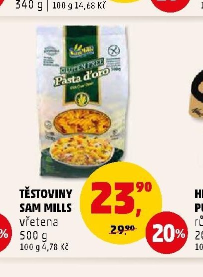 TĚSTOVINY SAM MILLS