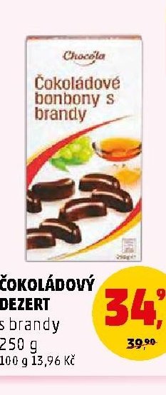 Čokoládový dezert s brandy