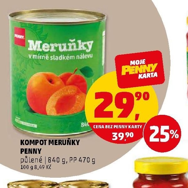 Kompot meruňky Penny