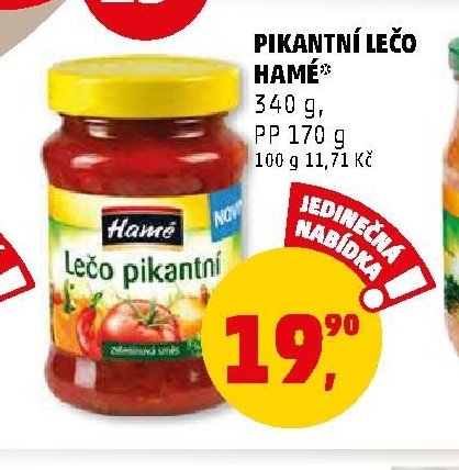 Pikantní lečo Hamé