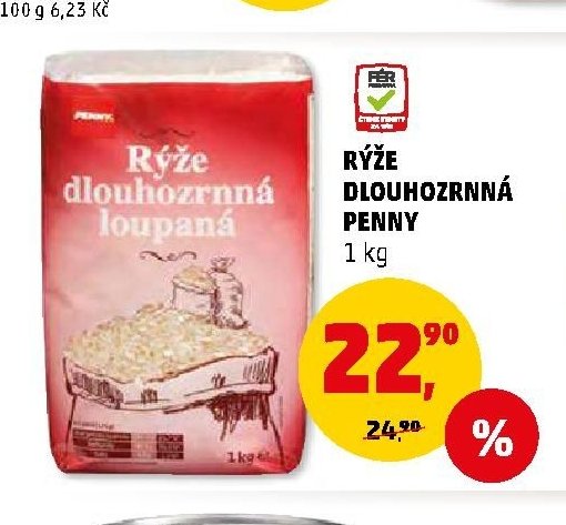 Rýže dlouhozrnná Penny