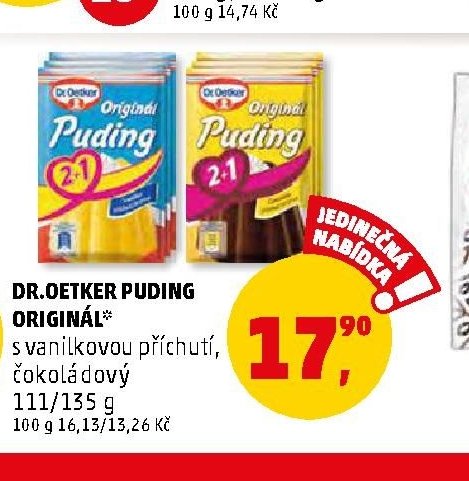 Dr. Oetker Puding Originál