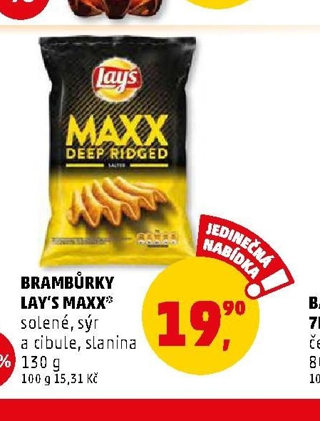 Brambůrky Lay's Maxx
