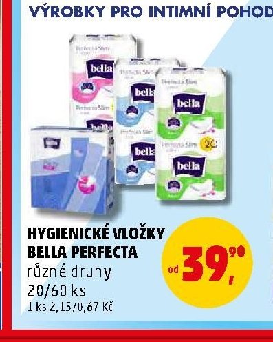 Bella Perfecta hygienické vložky