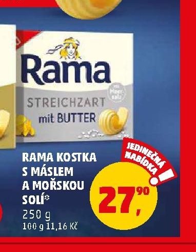 RAMA KOSTKA S MÁSLEM A MOŘSKOU SOLÍ