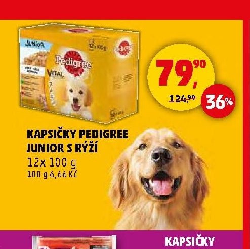 KAPSIČKY PEDIGREE JUNIOR S RÝŽÍ