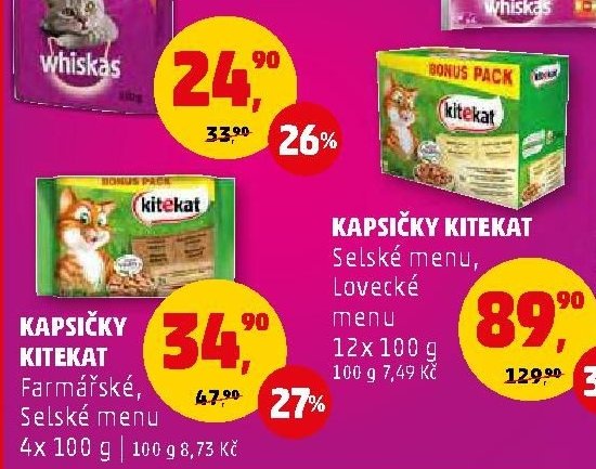 KAPSIČKY KITEKAT Selské menu, Lovecké menu
