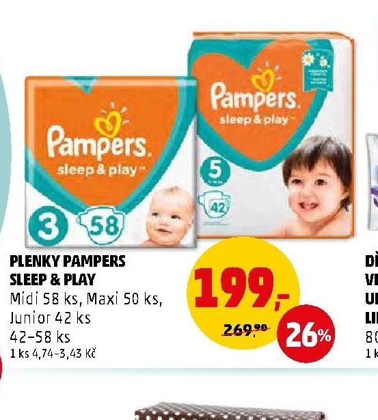 PLENKY PAMPERS SLEEP & PLAY