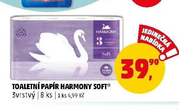 TOALETNÍ PAPÍR HARMONY SOFT