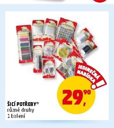 ŠICÍ POTŘEBY