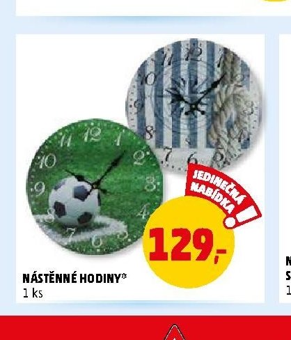 NÁSTĚNNÉ HODINY
