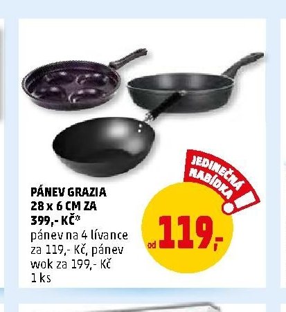 PÁNEV GRAZIA 28 x 6 CM
