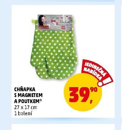 CHŇAPKA S MAGNETEM A POUTKEM
