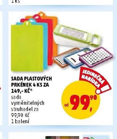 SADA PLASTOVÝCH PRKÉNEK 4 KS