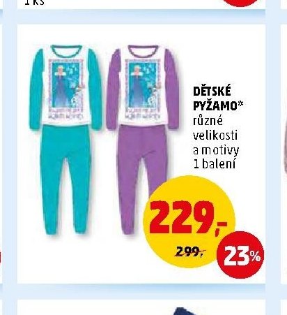 DĚTSKÉ PYŽAMO*