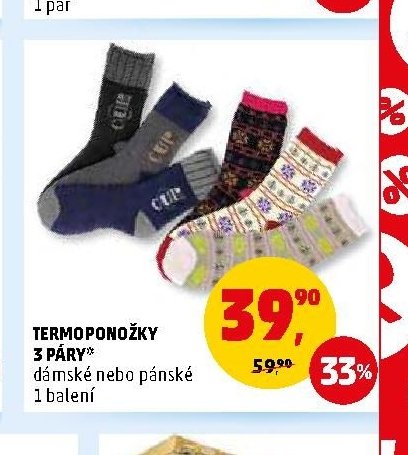 TERMOPONOŽKY 3 PÁRY*