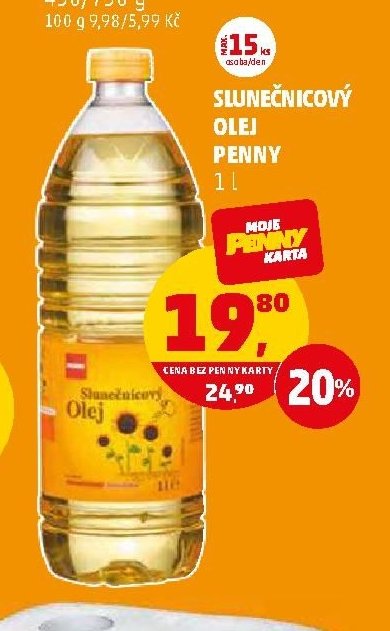 Slunečnicový olej Penny