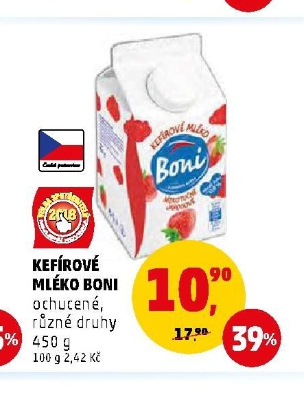 KEFÍROVÉ MLÉKO BONI