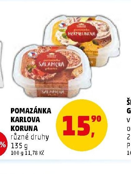 POMAZÁNKA KARLOVA KORUNA
