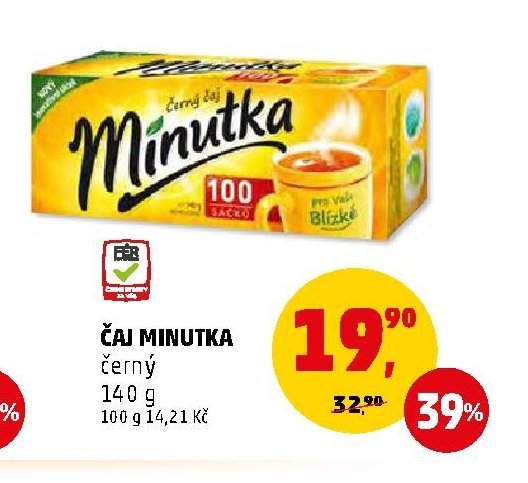 Čaj Minutka černý