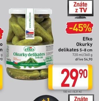 Efko Okurky delikates