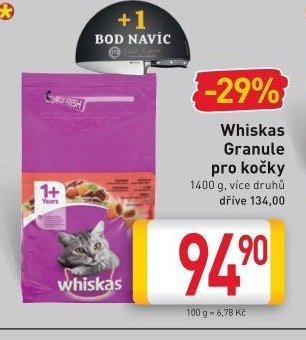 Whiskas Granule pro kočky
