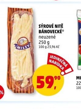 SÝROVÉ NITĚ BÁNOVECKÉ 250 g