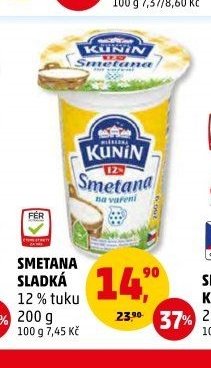 SMETANA SLADKÁ 12 % 200 g
