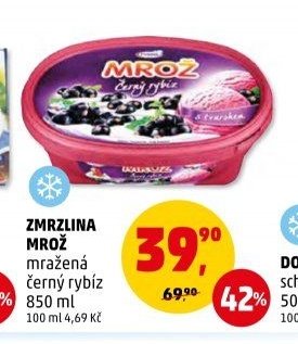 ZMRZLINA MROŽ mražená černý rybíz 850 ml