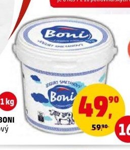 Jogurt Boni smetanový 1 kg