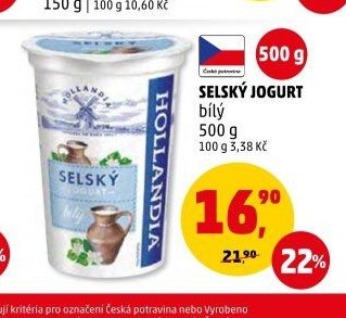 Selský jogurt bílý 500 g