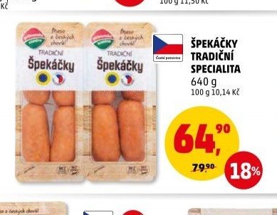 ŠPEKÁČKY TRADIČNÍ SPECIALITA