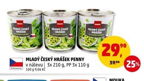 MLADÝ ČESKÝ HRÁŠEK PENNY v nálevu | 3x 210 g, PP 3x 110 g