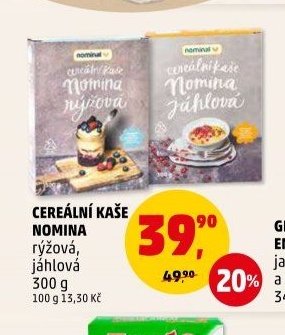 CEREÁLNÍ KAŠE NOMINA