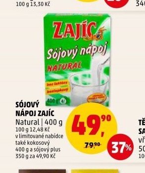SÓJOVÝ NÁPOJ ZAJÍC